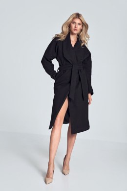 Płaszcz Damski Model M713 Black - Figl - L/XL