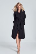 Płaszcz Damski Model M713 Black - Figl - L/XL