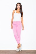 Spodnie Damskie Model 293 Pink - Figl - XL Spodnie Damskie Model 293 Pink - Figl - XL