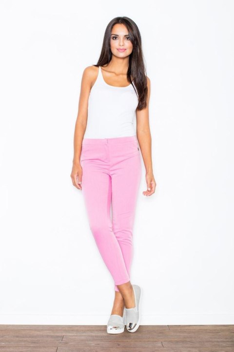 Spodnie Damskie Model 293 Pink - Figl - XL Spodnie Damskie Model 293 Pink - Figl - XL