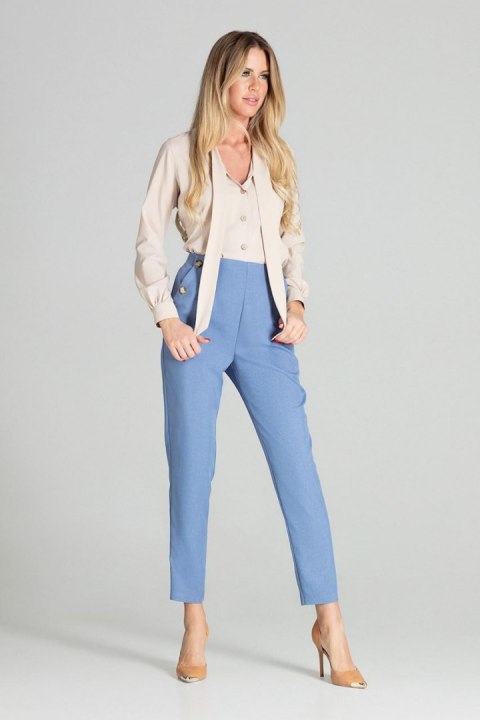 Spodnie Damskie Model M696 Blue - Figl - M Spodnie Damskie Model M696 Blue - Figl - M