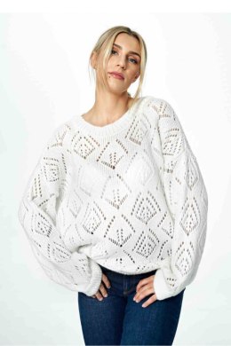 Sweter Damski Model M887 Ecru - Figl - uniwersalny