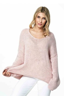 Sweter Damski Model M899 Light Pink - Figl - uniwersalny