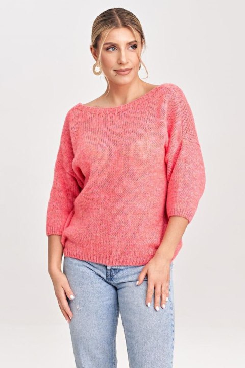 Sweter Damski Model M993 Coral - Figl - uniwersalny Sweter Damski Model M993 Coral - Figl - uniwersalny