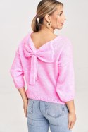 Sweter Damski Model M993 Light Pink - Figl - uniwersalny Sweter Damski Model M993 Light Pink - Figl - uniwersalny