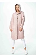 Sweter Kardigan Model M884 Light Pink - Figl - uniwersalny Sweter Kardigan Model M884 Light Pink - Figl - uniwersalny