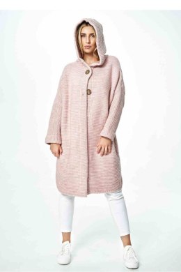 Sweter Kardigan Model M884 Light Pink - Figl - uniwersalny