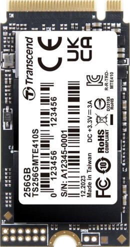 Dysk SSD TRANSCEND TS256GMTE410S (M.2 2242″ /256 GB )