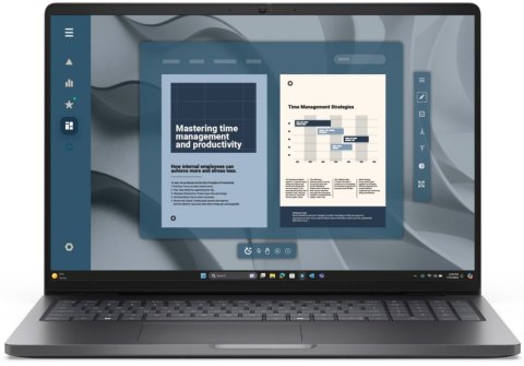 Notebook DELL Pro 16 PC16255 (16"/R5 220 /Radeon 740M/16GB/SSD512GB/W11P/Szaro-czarny)