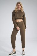 Bluza Damska Model M796 Beige - Figl - S/M Bluza Damska Model M796 Beige - Figl - S/M