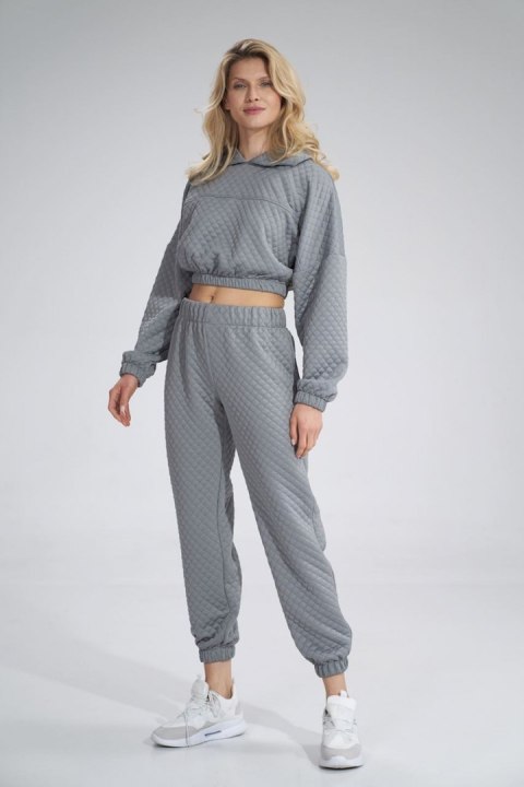 Bluza Damska model M796 Grey - Figl - S/M Bluza Damska model M796 Grey - Figl - S/M