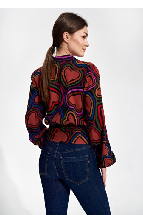 Bluzka Model M868 Wzór 136 - Figl - XL Bluzka Model M868 Wzór 136 - Figl - XL
