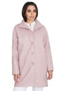 Płaszcz Damski Model M589 Pink - Figl - XL Płaszcz Damski Model M589 Pink - Figl - XL