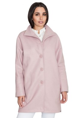 Płaszcz Damski Model M589 Pink - Figl - XL