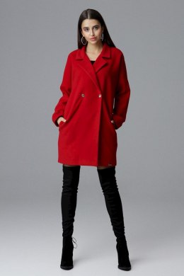 Płaszcz Damski Model M625 Red - Figl - L/XL