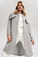 Płaszcz Damski Model M808 Grey - Figl - S/M