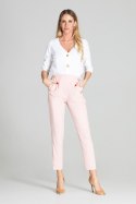 Spodnie Damskie Model M696 Pink - Figl - s Spodnie Damskie Model M696 Pink - Figl - s
