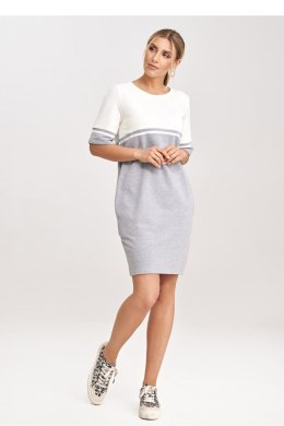 Sukienka Model M1028 Grey/Ecru - Figl - XL