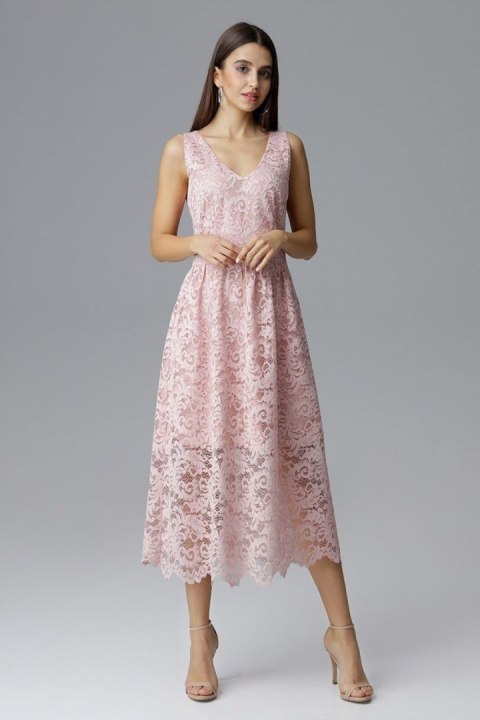 Sukienka Model M639 Pink - Figl - s Sukienka Model M639 Pink - Figl - s