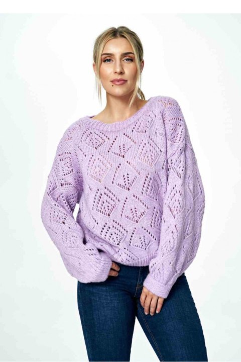 Sweter Damski Model M887 Violet - Figl - uniwersalny Sweter Damski Model M887 Violet - Figl - uniwersalny