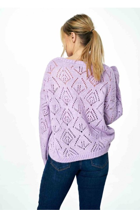 Sweter Damski Model M887 Violet - Figl - uniwersalny Sweter Damski Model M887 Violet - Figl - uniwersalny
