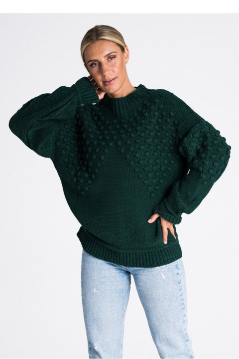 Sweter Damski Model M982 Green - Figl - uniwersalny Sweter Damski Model M982 Green - Figl - uniwersalny