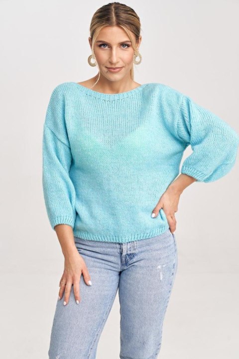 Sweter Damski Model M993 Mint - Figl - uniwersalny Sweter Damski Model M993 Mint - Figl - uniwersalny