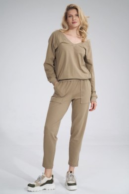 Bluza Damska Model M799 Beige - Figl - S/M