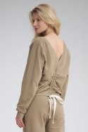 Bluza Damska Model M799 Beige - Figl - S/M Bluza Damska Model M799 Beige - Figl - S/M