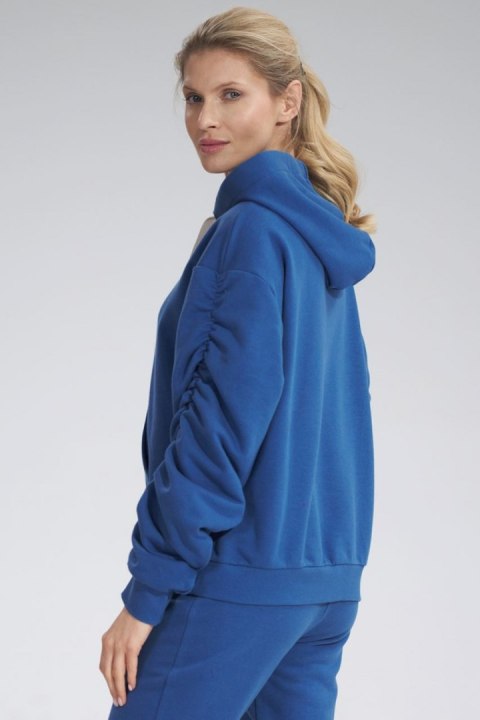 Bluza Damska Model M801 Blue - Figl - XL Bluza Damska Model M801 Blue - Figl - XL
