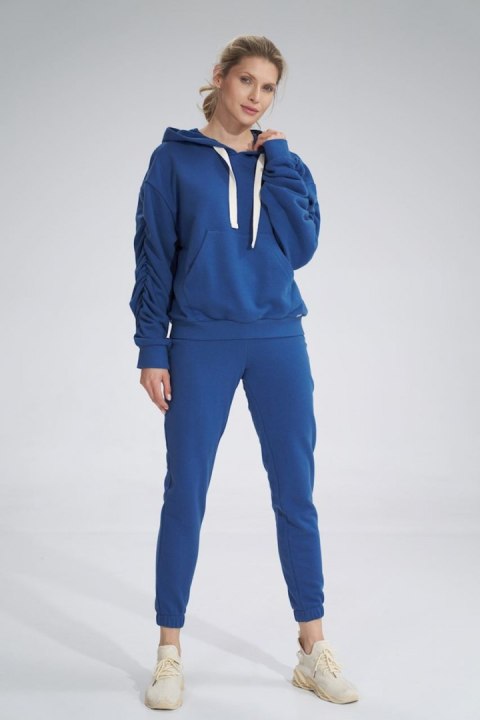 Bluza Damska Model M801 Blue - Figl - XL Bluza Damska Model M801 Blue - Figl - XL