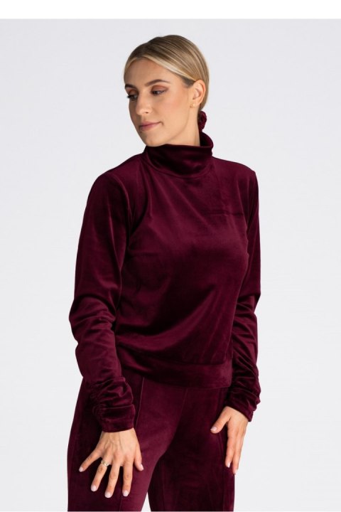 Bluza Damska Model M967 Bordo - Figl - L Bluza Damska Model M967 Bordo - Figl - L