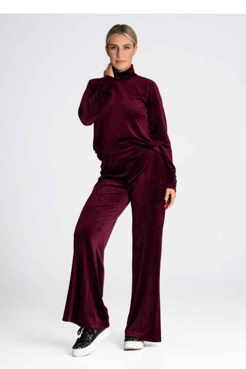 Bluza Damska Model M967 Bordo - Figl - L Bluza Damska Model M967 Bordo - Figl - L