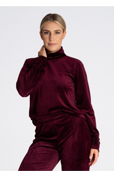 Bluza Damska Model M967 Bordo - Figl - L Bluza Damska Model M967 Bordo - Figl - L