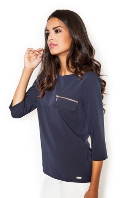 Bluzka Model M393 Navy - Figl - S