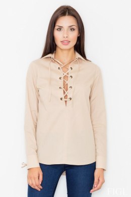 Bluzka Model M494 Beige - Figl - M