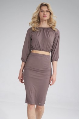 Bluzka Model M781 Brown - Figl - S/M
