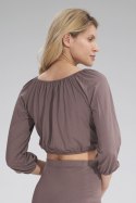 Bluzka Model M781 Brown - Figl - S/M