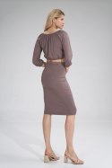 Bluzka Model M781 Brown - Figl - S/M