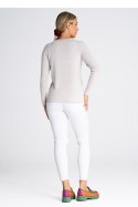Bluzka Model M980 Beige - Figl - L Bluzka Model M980 Beige - Figl - L