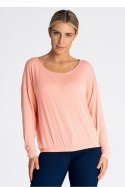 Bluzka Model M981 Pink - Figl - XL Bluzka Model M981 Pink - Figl - XL