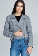 Kurtka Damska Model M607 Grey - Figl - M Kurtka Damska Model M607 Grey - Figl - M