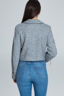 Kurtka Damska Model M607 Grey - Figl - M Kurtka Damska Model M607 Grey - Figl - M