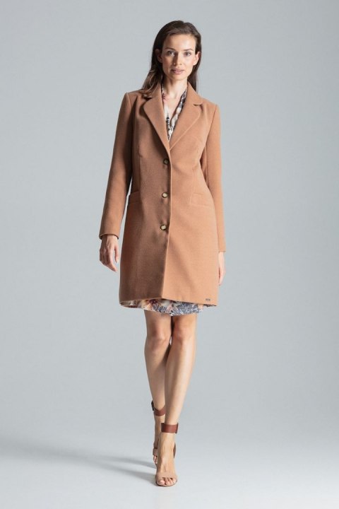 Płaszcz Damska Model M670 Beige - Figl - S