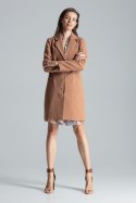 Płaszcz Damska Model M670 Beige - Figl - S