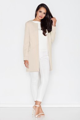 Płaszcz Damski Model 366 Beige - Figl - XL