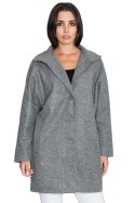 Płaszcz Damski Model M589 Grey - Figl - M Płaszcz Damski Model M589 Grey - Figl - M