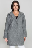 Płaszcz Damski Model M589 Grey - Figl - s Płaszcz Damski Model M589 Grey - Figl - s