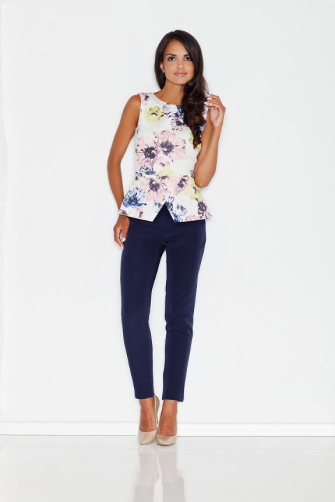 Spodnie Damskie Model 377 Navy - Figl - XL