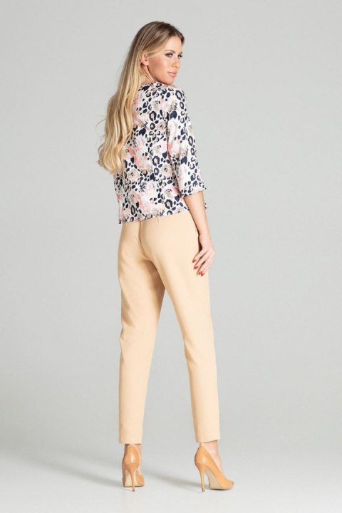 Spodnie Damskie Model M696 Beige - Figl - s Spodnie Damskie Model M696 Beige - Figl - s